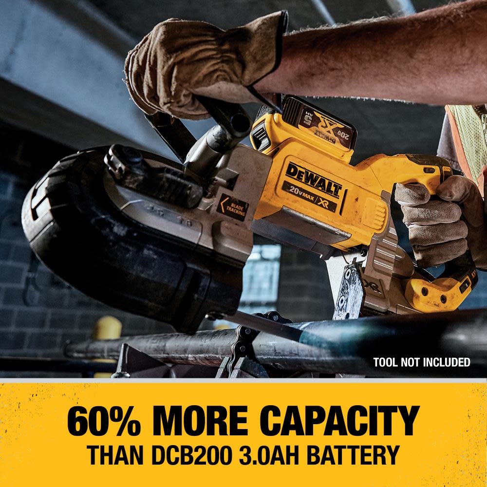 Foto 6 | Kit De Batería Y Cargador Dewalt 20v Max 5.0ah Con Bolsa - Venta Internacional.