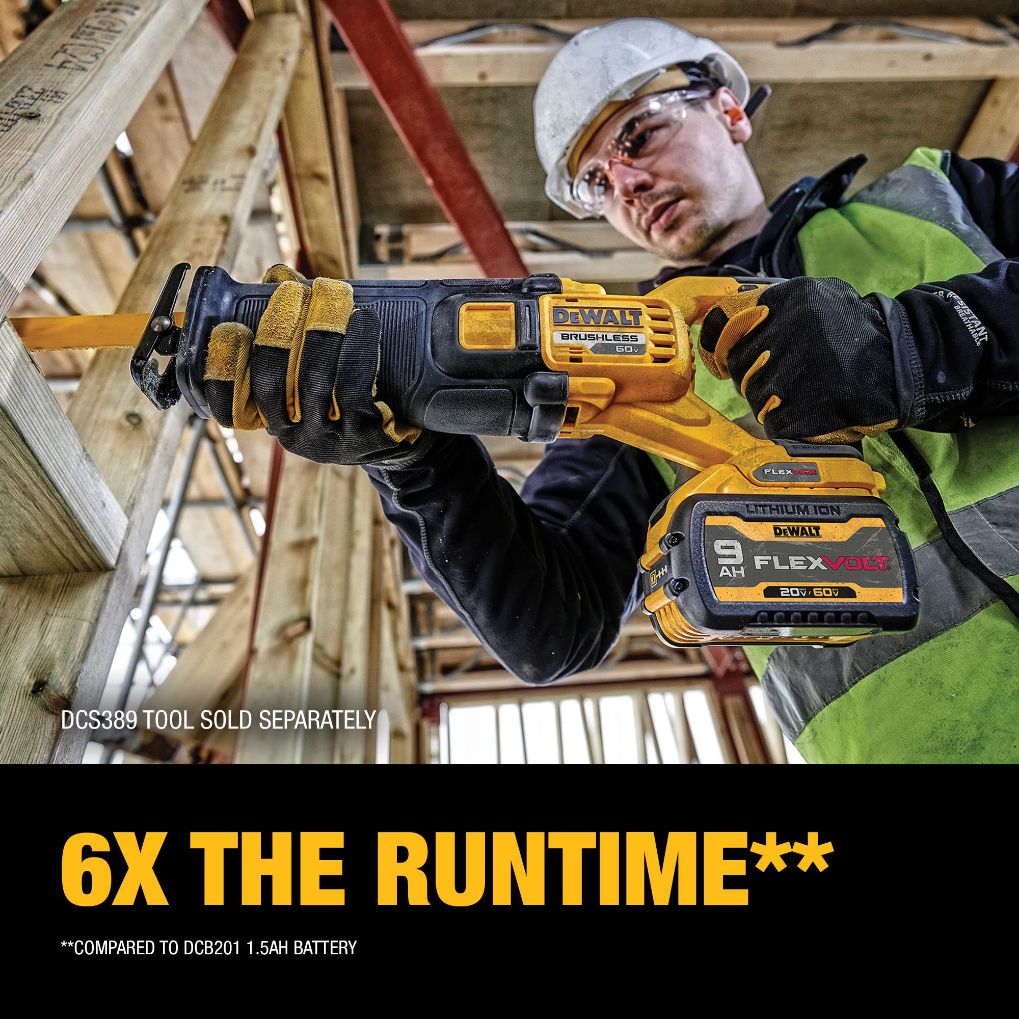 Foto 4 | Batería Dewalt Flexvolt 20 V/60 V Máx* 9 Ah (dcb609) - Venta Internacional.
