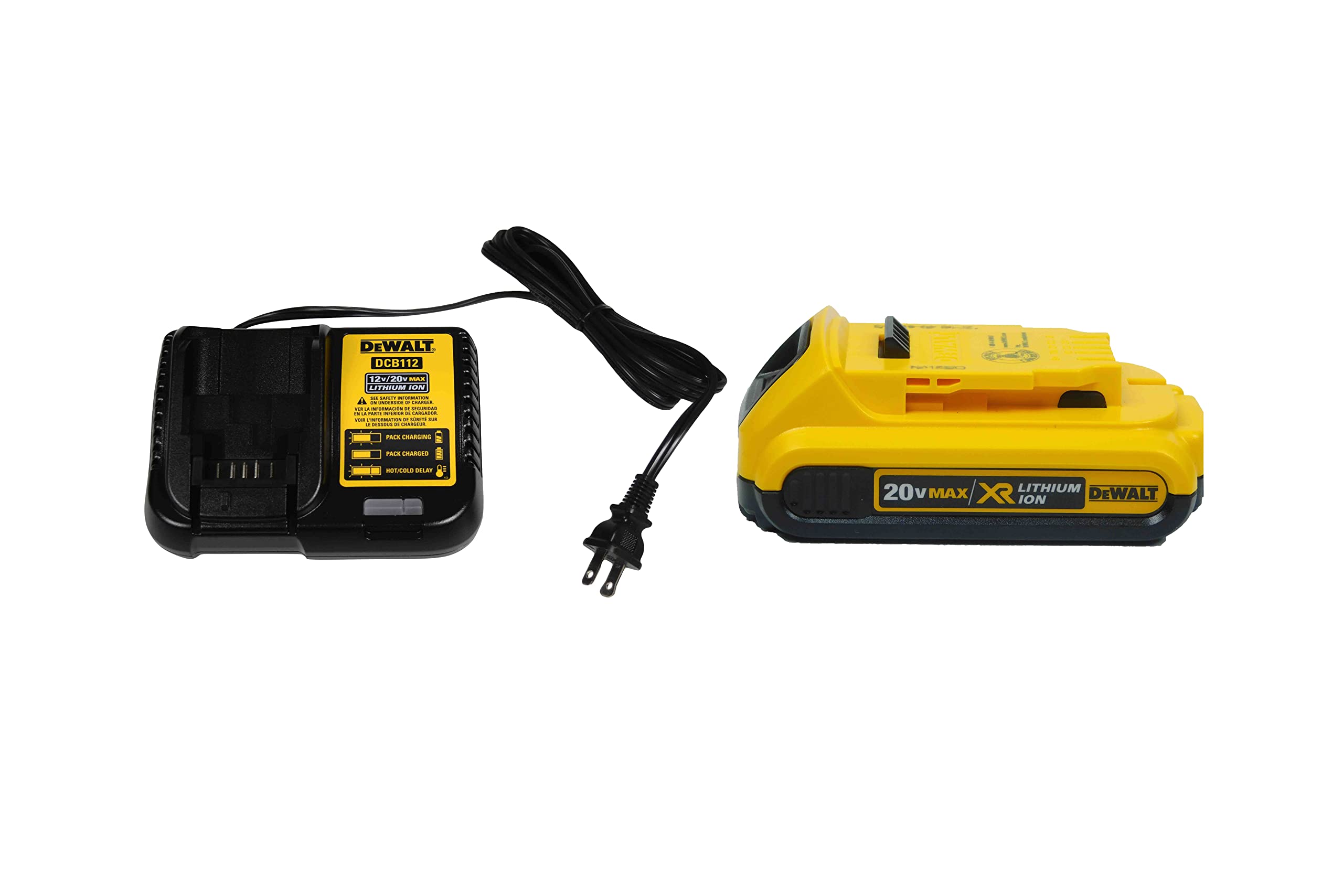 Foto 2 pulgar | Paquete De Baterías Dewalt Dcb203c 20v 2.0ah De Iones De Litio Con Cargador - Venta Internacional.