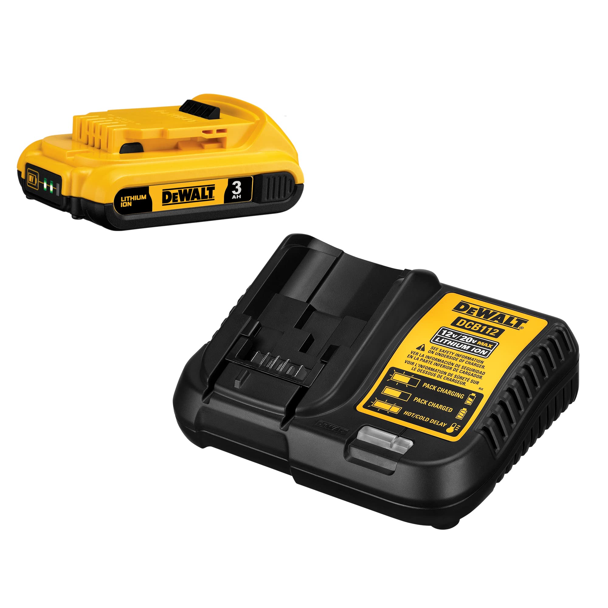Foto 2 pulgar | Paquete De Baterías Dewalt 20v Max 3ah Con Cargador Dcb230c - Venta Internacional.
