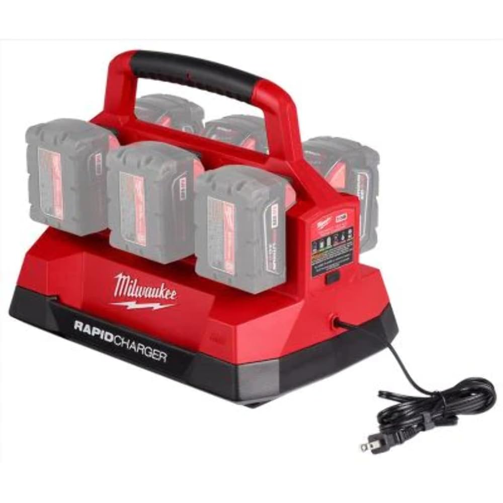 Foto 3 pulgar | Cargador Milwaukee M18 Packout Six Bay Rapid Con Puerto Usb-a - Venta Internacional.