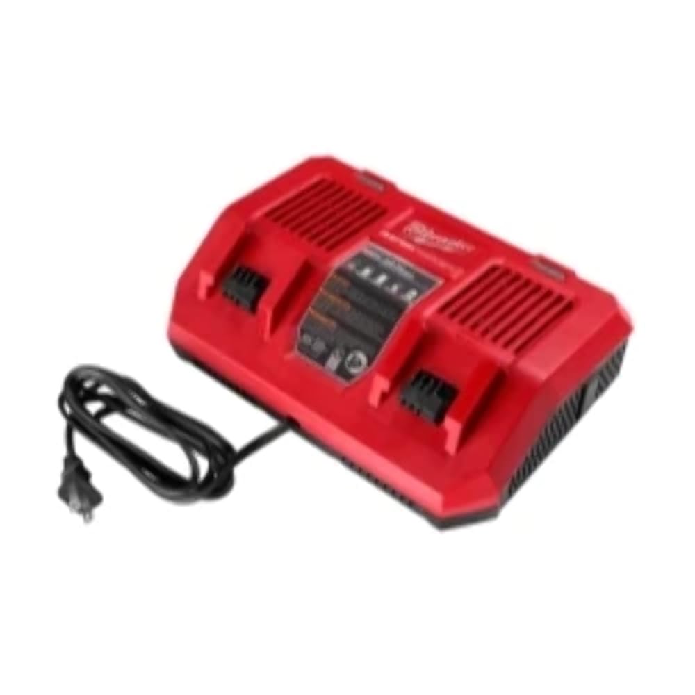 Foto 1 | Cargador Milwaukee M18 De Doble Bahía, Rápido Y Simultáneo, Iones De Litio - Venta Internacional.