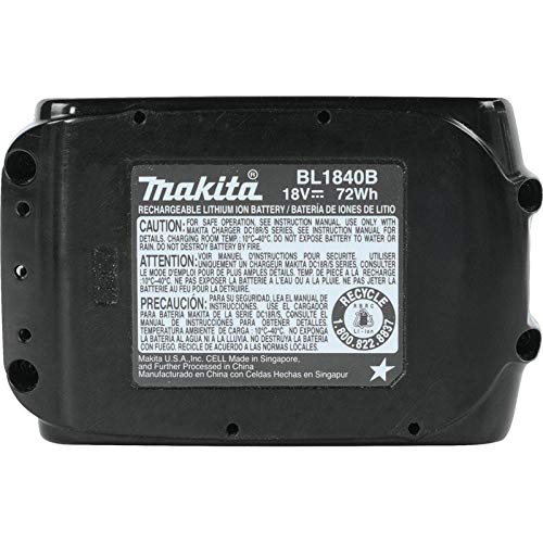 Foto 7 pulgar | Batería Makita Bl1840b-2 Lxt De Iones De Litio De 18 V, 4 Ah, Paquete Doble - Venta Internacional.