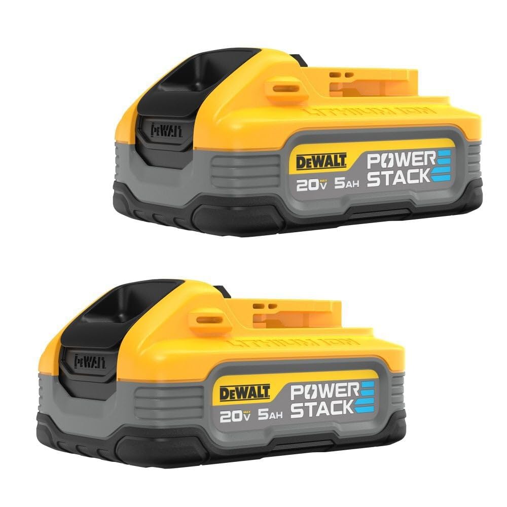 Batería Dewalt, 20 V Max Xr Powerstack, 5 Ah, Iones De Litio, Paquete De 2 - Venta Internacional.