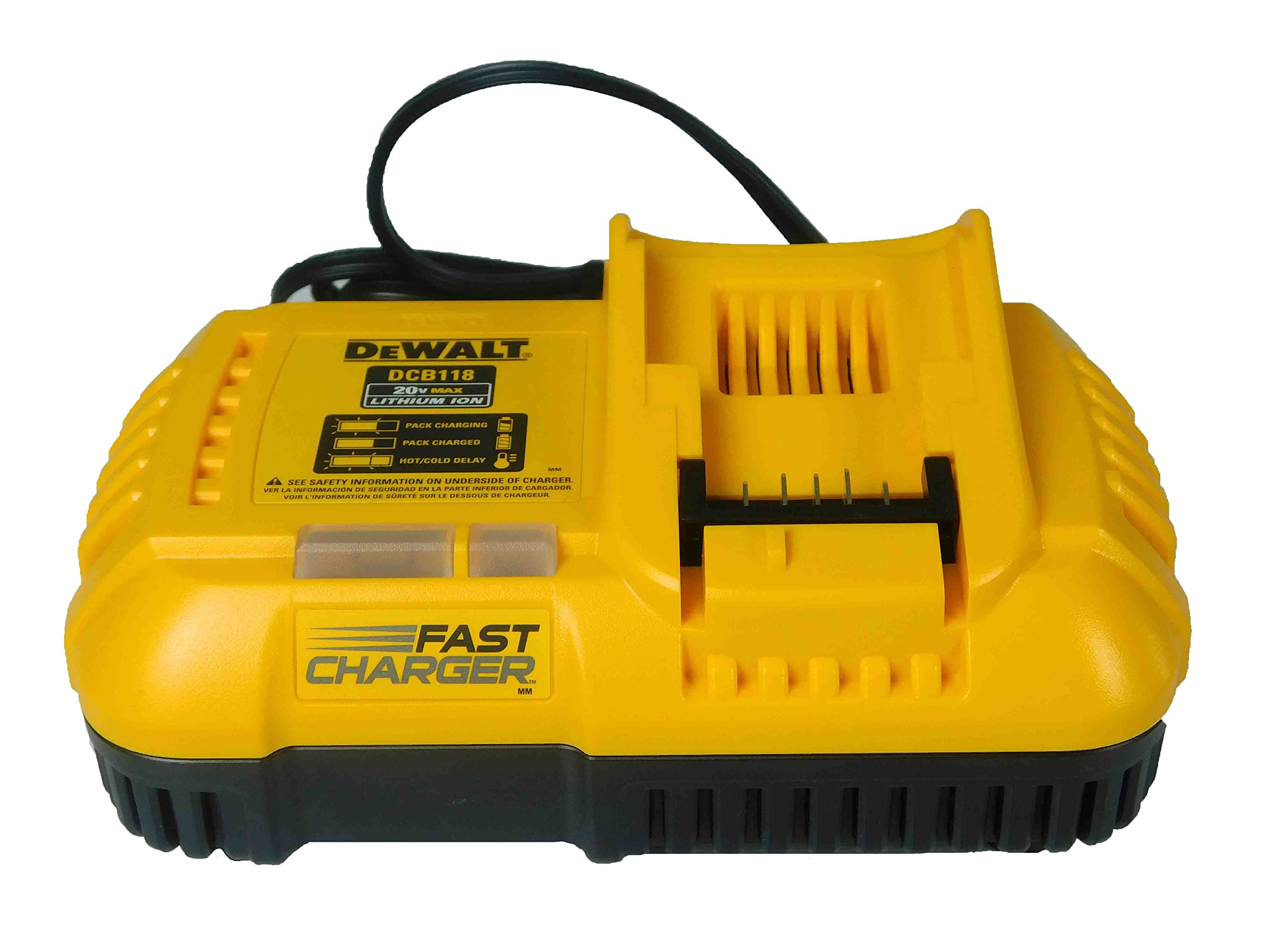 Foto 4 pulgar | Cargador Dewalt Dcb118 Flexvolt 20 V 60 V Max Cargador Rápido - Venta Internacional.