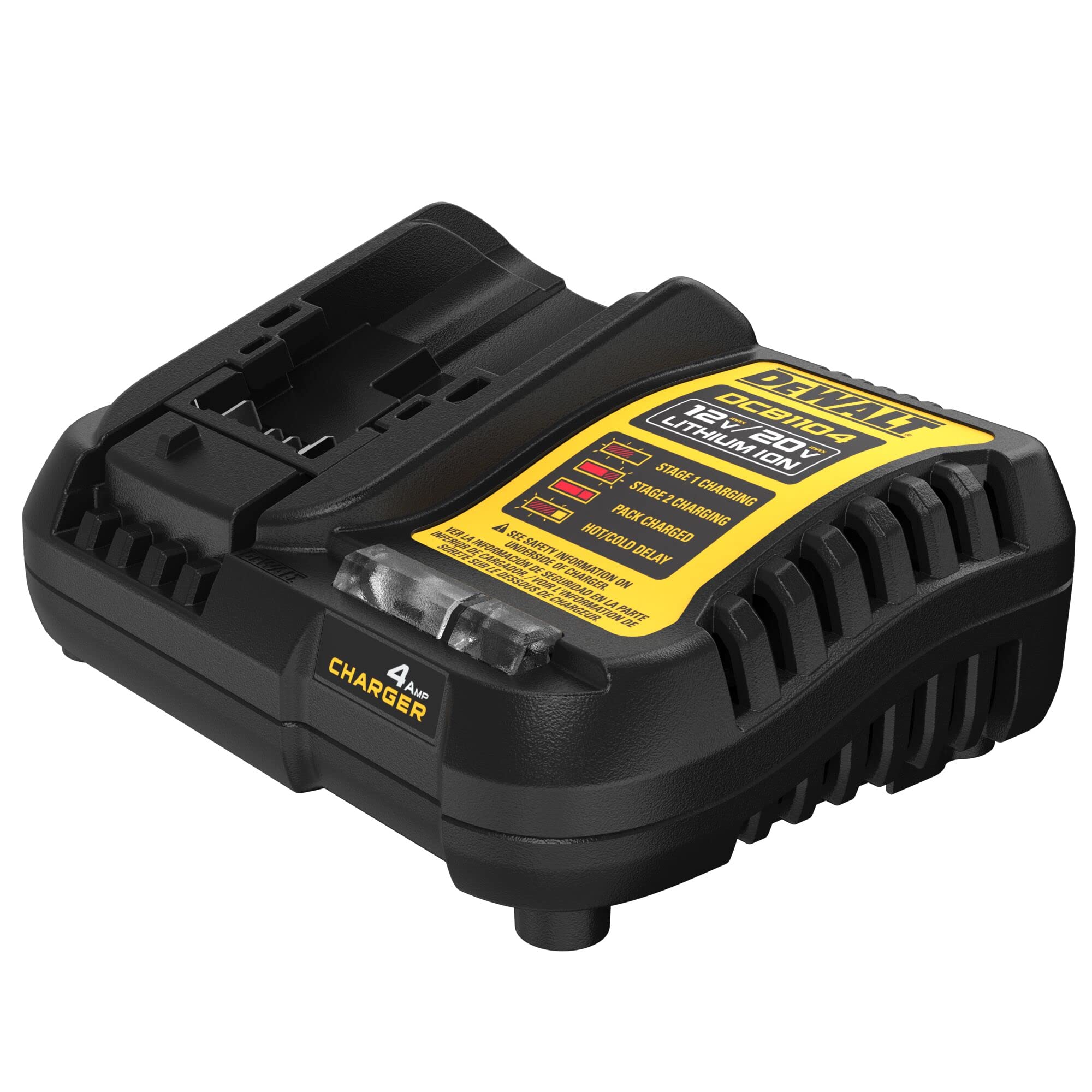 Foto 5 pulgar | Cargador De Batería Dewalt Dcb1104 12v Max/20v Max 4a Resistente Al Agua - Venta Internacional.