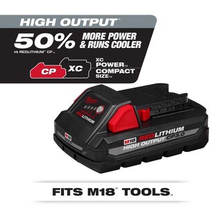 Foto 2 | Batería Milwaukee M18 18 18 V 3.0 Ah Cp Li-ion De Alto Rendimiento, Paquete De 2 - Venta Internacional.