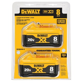 Foto 7 | Batería Dewalt 20 V Max* Xr 8.0 Ah, Paquete De 2 (dcb208-2) - Venta Internacional.