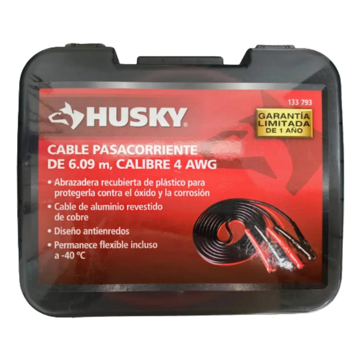 Foto 2 pulgar | Cable Pasa Corriente Husky 6.09 M Calibre 4awg