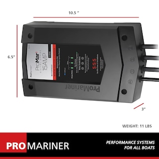 Foto 2 | Cargador De Batería Promariner Promar1 Ds Gen 3 15a Negro - Venta Internacional.