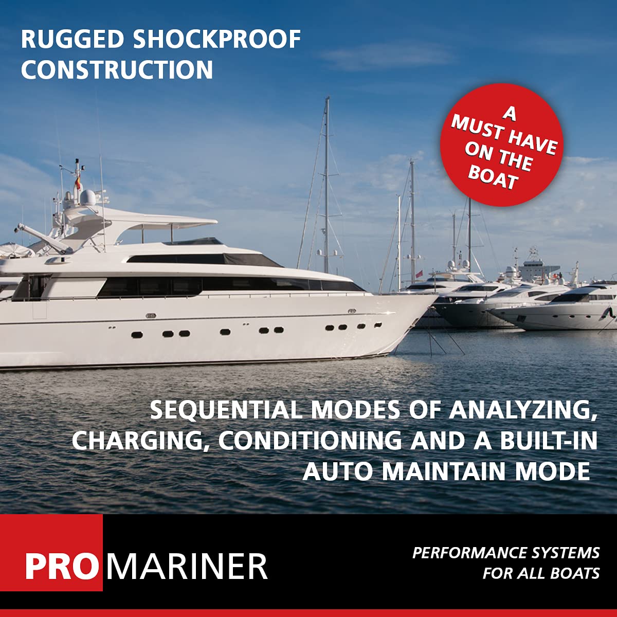 Foto 6 | Cargador De Batería Promariner Promar1 Ds Gen 3 15a Negro - Venta Internacional.