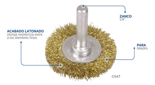 Foto 3 | Carda Circular Ondulada 2pul X 0.17 Mm Alambre Fino Surtek