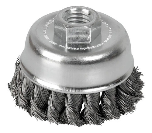Carda Copa Trenzada Alambre Delgado 5 Pul X 0.35 Mm Surtek
