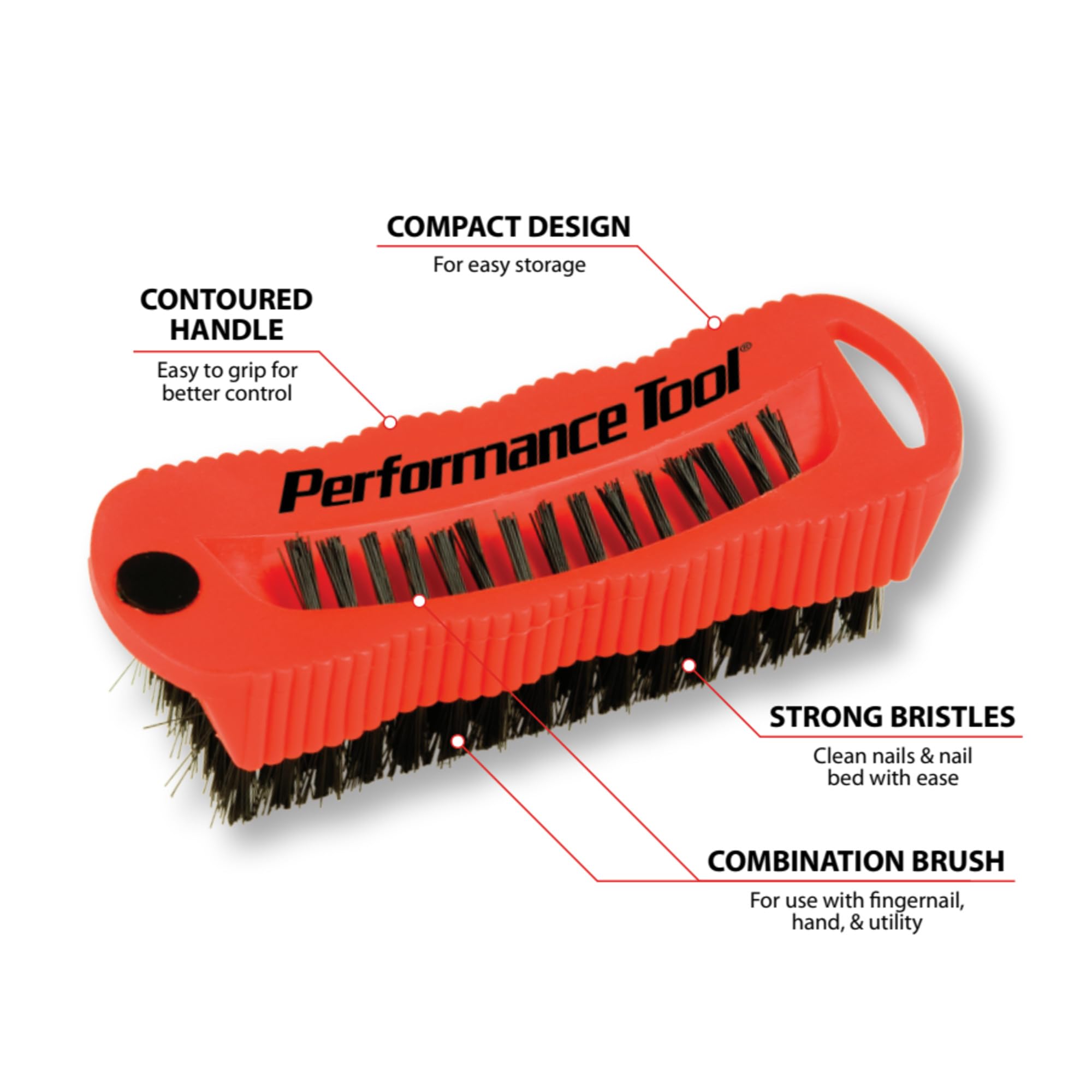 Foto 2 | Set De Cepillos Performance Tool W9163 Utility And Fingernail - Venta Internacional.