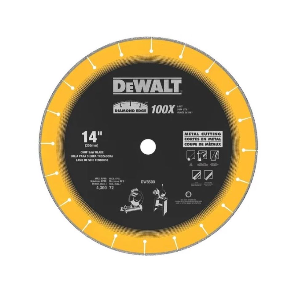 Disco Diamantado Plano de 14 Multicorte Dw8500 Dewalt