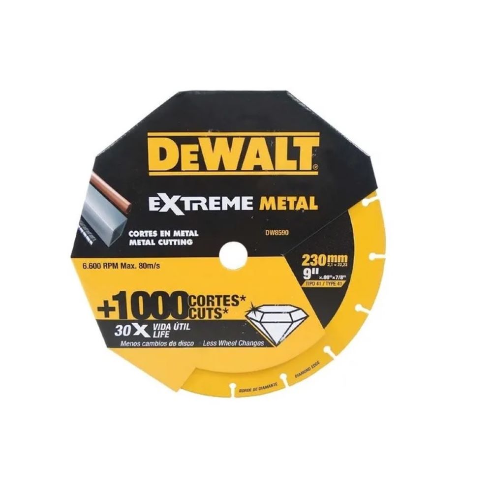 Disco Diamantado Extreme Corte Metal 9 In Dw8590 Dewalt