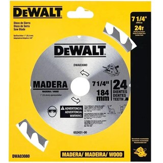 Foto 2 | Disco para Sierra Dewalt 7-1/4'' x 24 Diente S Flecha 1'' C