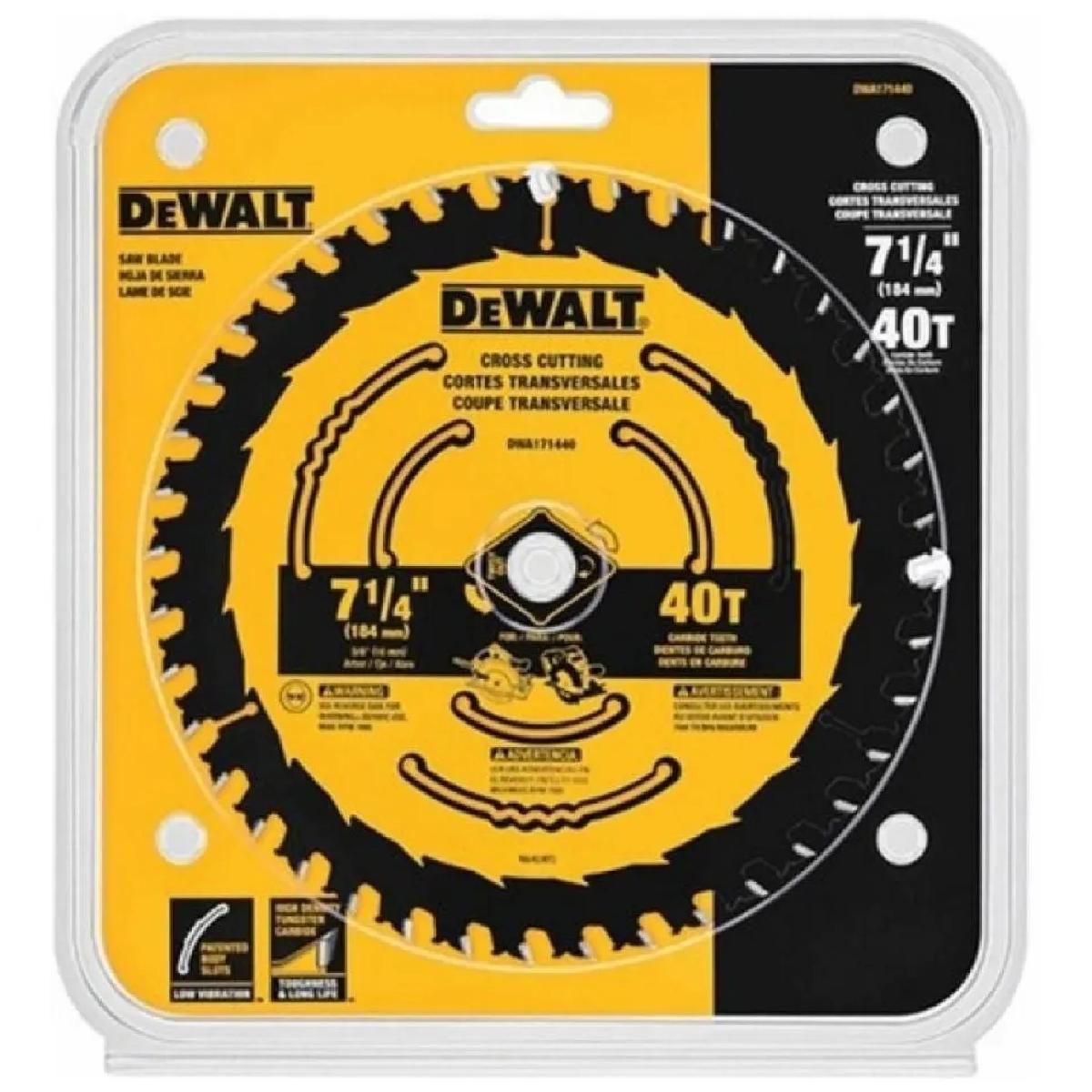 Foto 4 pulgar | Disco para Sierra DeWalt Dwa171440 7-1/4"