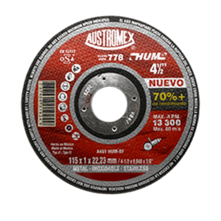 Foto 1 | Disco De Corte Para Metal Ferroso Y Acero Inoxidable Hum G-46 Austromex 778