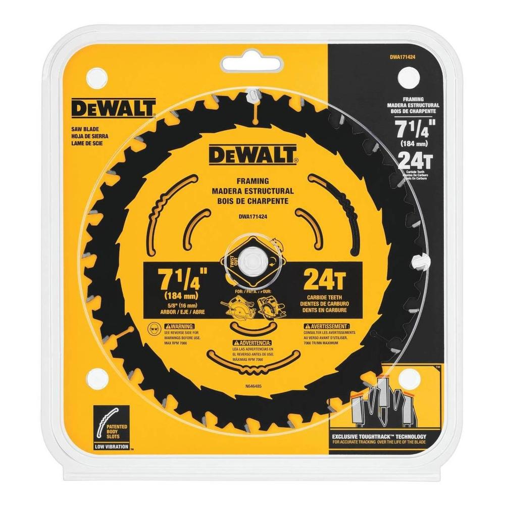 Disco para Sierra DeWalt Dwa171424 de 7 1/4"