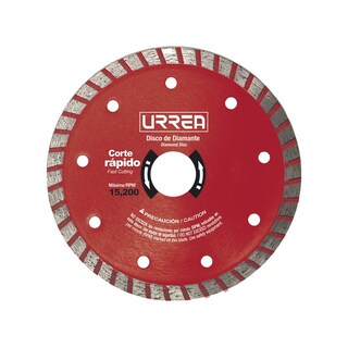 Foto 2 | Disco Diamante Turbo Urrea DDIT45 color Rojo y Negro Corte Turbo 4 1/2''