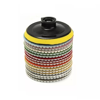Foto 1 | Juego Disco Pulidor Polvo Diamante Mármol Granito 16pzas Eo Safe Imports Esi-9334 Multicolor