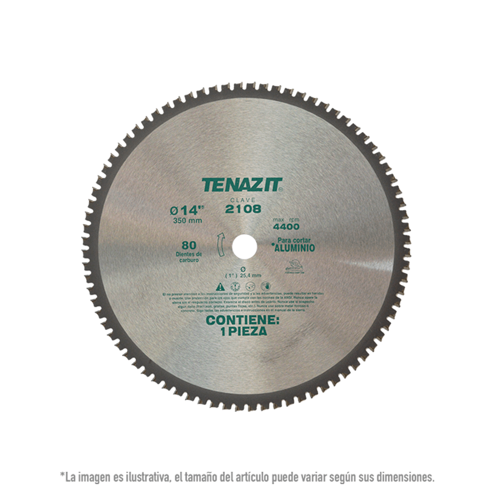 Sierra Circular 14 Plg Austromex 2108 para Acero