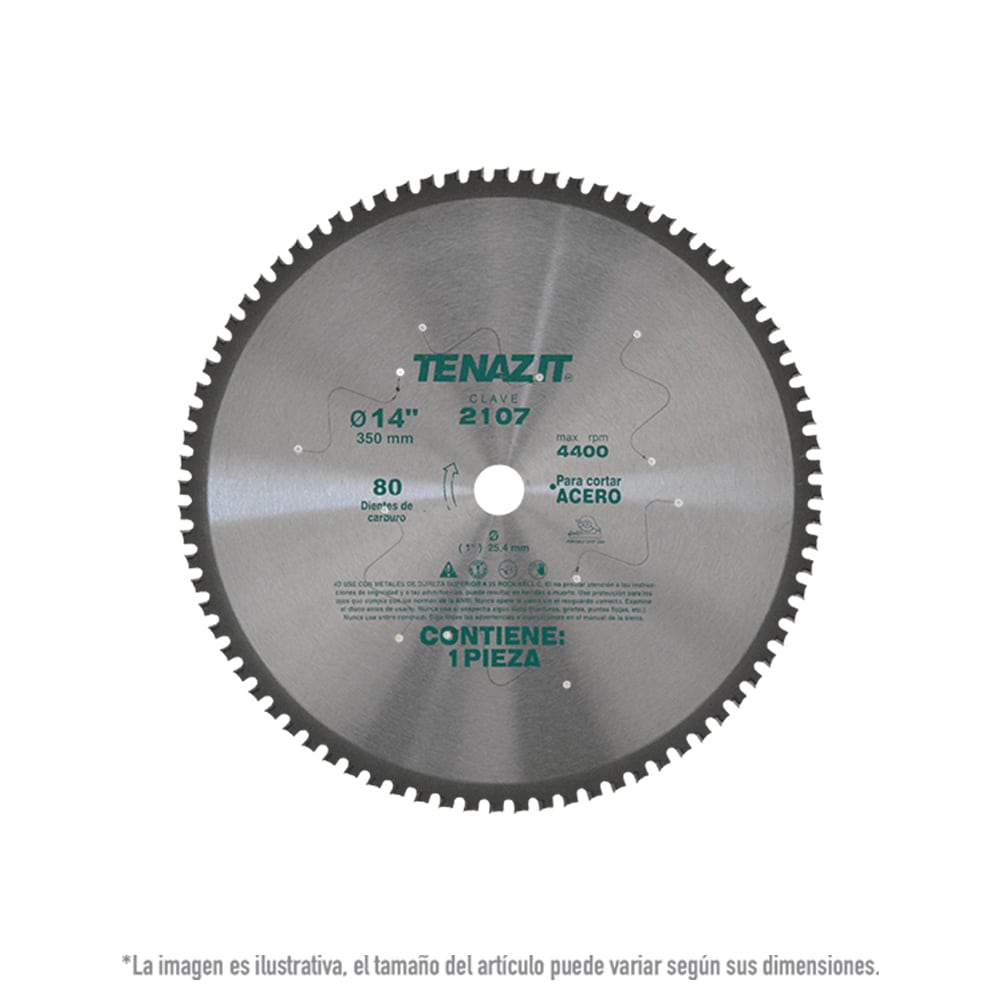Sierra Circular 14 ' para Acero Austromex 2107 $3,138