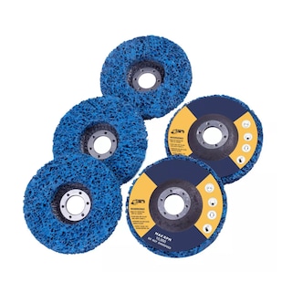Foto 1 | Disco Abrasivo De Desoxidación Metal Rueda Pulidora Azul 5 Piezas