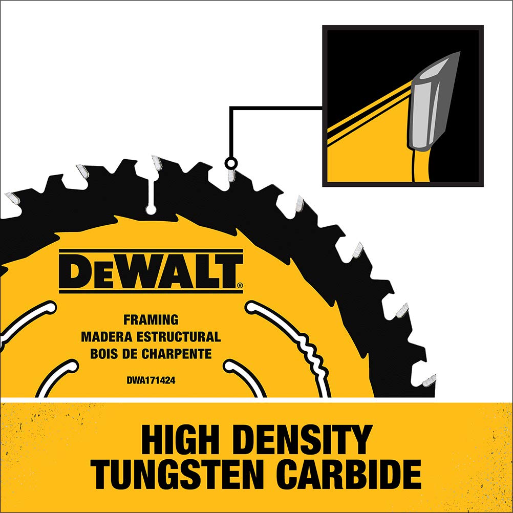 Foto 4 pulgar | Hoja De Sierra Circular Dewalt Dwa181424 De 8,25 Pulgadas Y 24 Dientes - Venta Internacional.