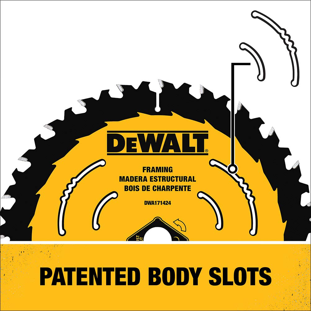 Foto 4 | Hoja De Sierra Circular Dewalt Dwa181424 De 8,25 Pulgadas Y 24 Dientes - Venta Internacional.