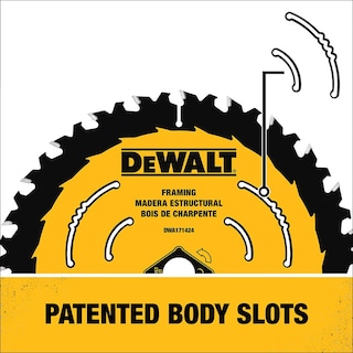 Foto 4 | Hoja De Sierra Circular Dewalt Dwa181424 De 8,25 Pulgadas Y 24 Dientes - Venta Internacional.