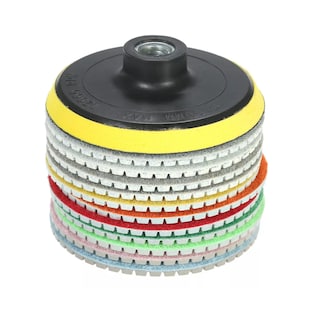 Foto 1 | Set Almohadilla para Pulir Mármol Granito 1 Pieza Disco Eo Safe Imports Esi-16008 Multicolor 10 piezas
