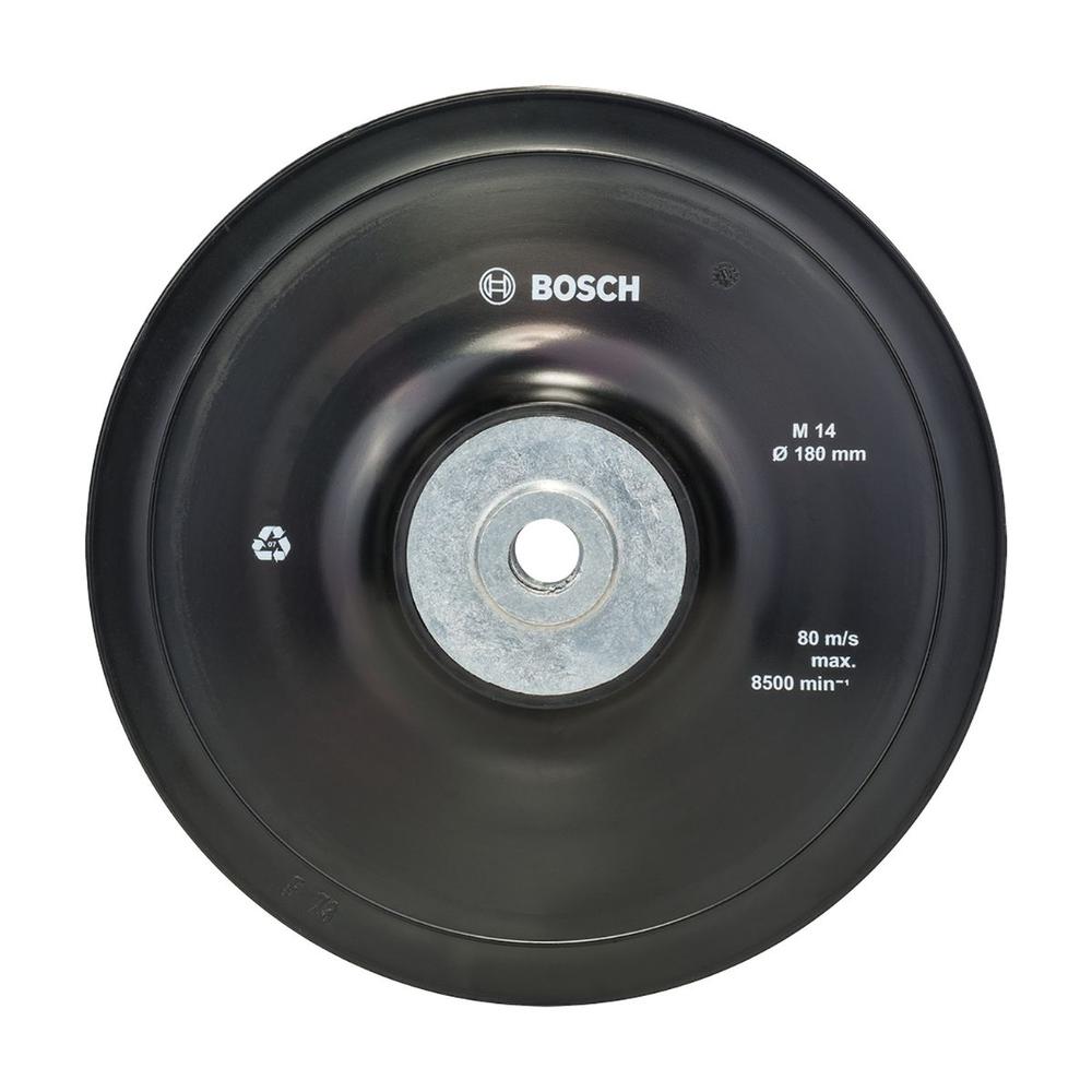 Plato De Goma Bosch 7'' Para Disco De Lija M14