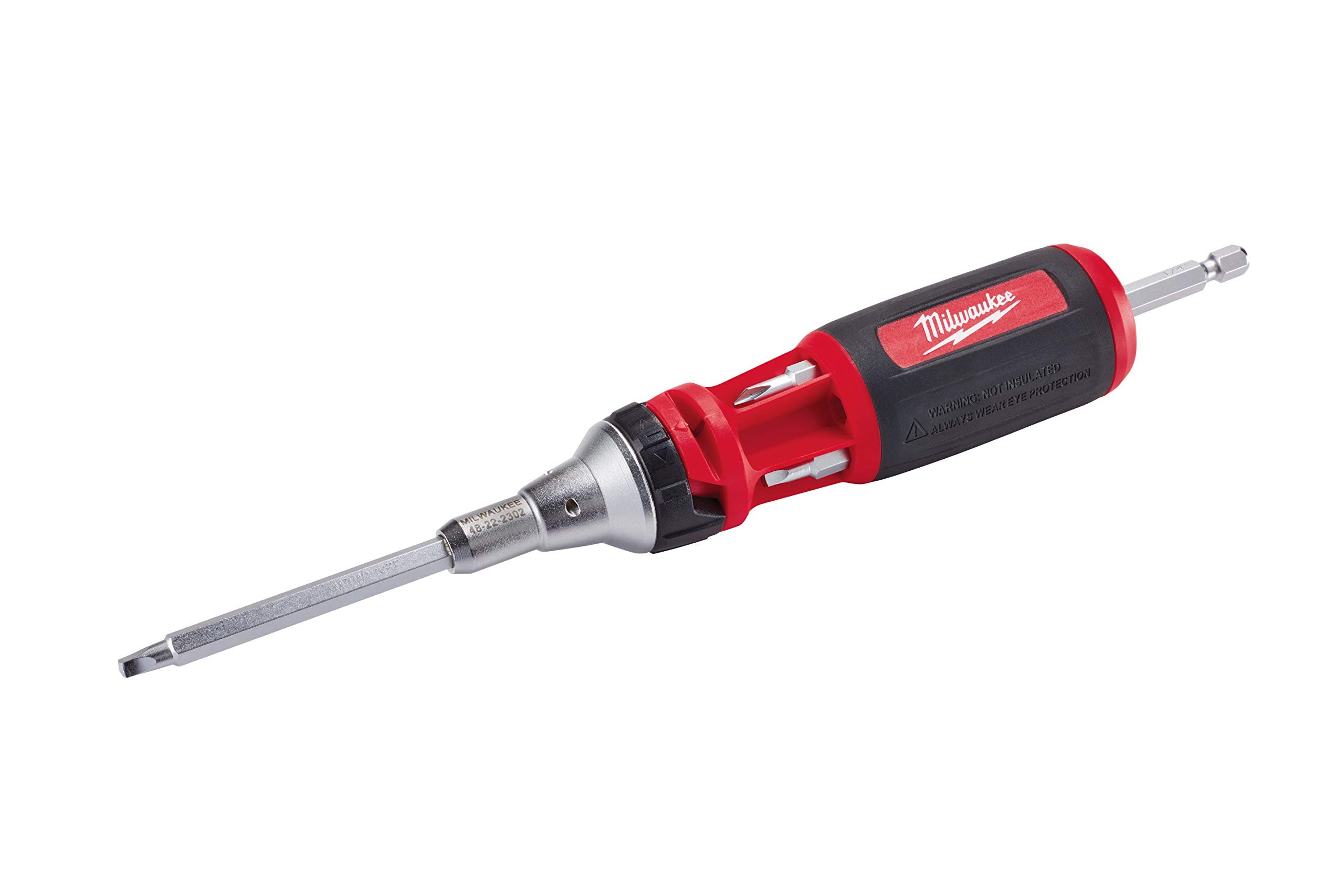 Foto 4 pulgar | Trinquete Multi Bit Milwaukee 48-22-2302 Con Brocas Power Groove De 3 1/2 - Venta Internacional.