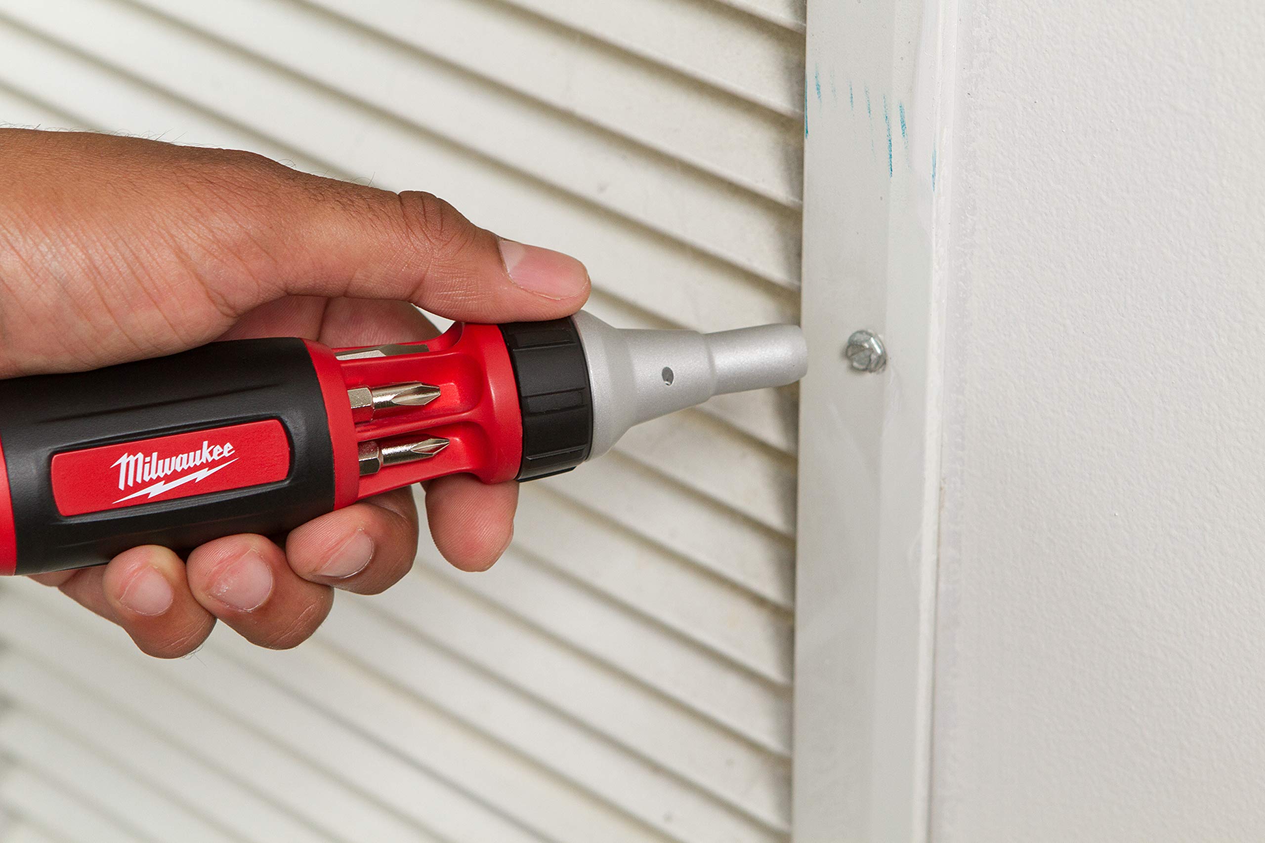 Foto 7 | Trinquete Multi Bit Milwaukee 48-22-2302 Con Brocas Power Groove De 3 1/2 - Venta Internacional.