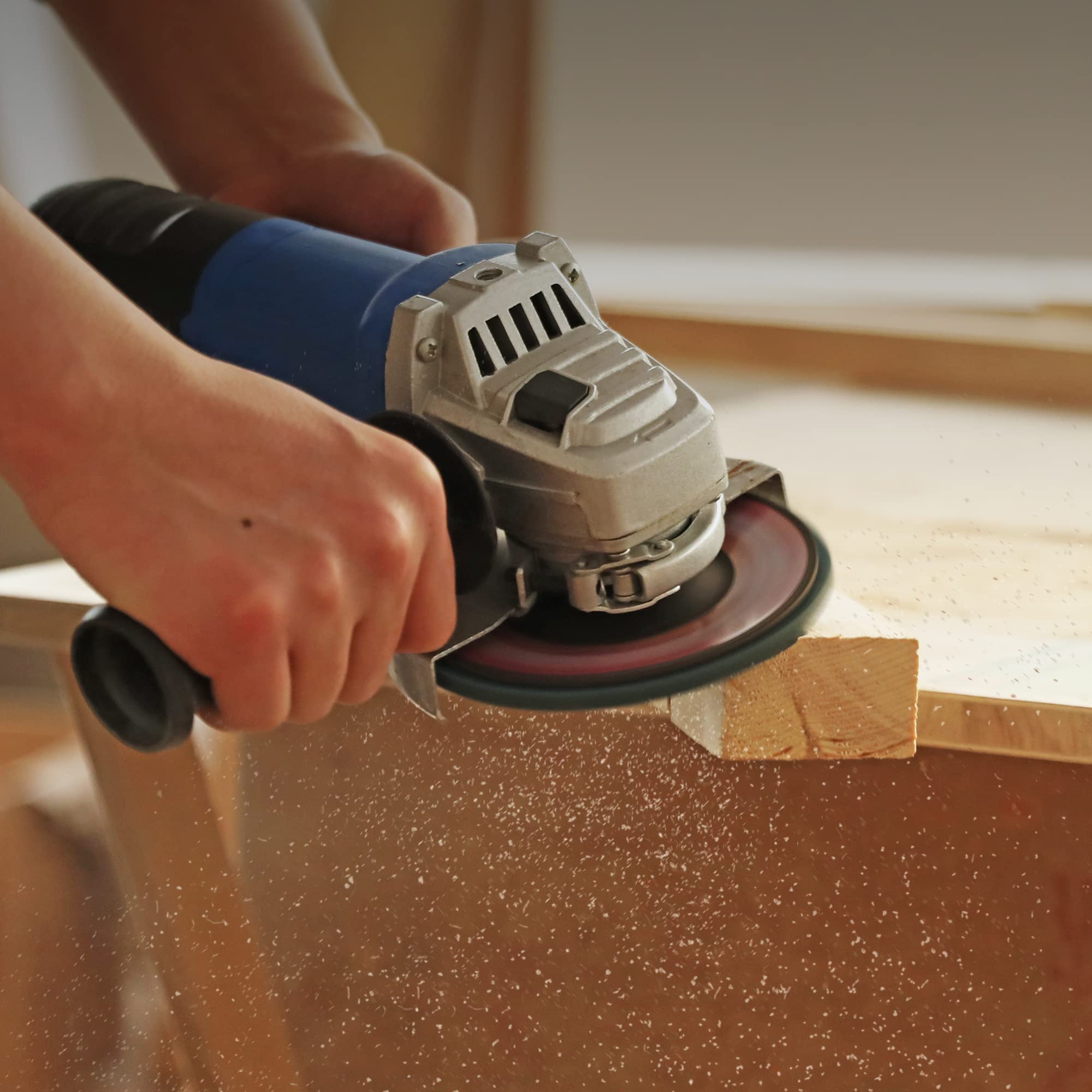 Foto 6 | Juego De Discos Con Solapa Workpro, Paquete De 10 Unidades, 115 Mm, Circonitas T29, 40/60/80/120 Granos - Venta In