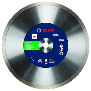 Foto 1 | Diamond Blade Bosch Db1066 Rapido Premium De 10 Pulgadas Para Uso Húmedo Y Seco - Venta Internacional.