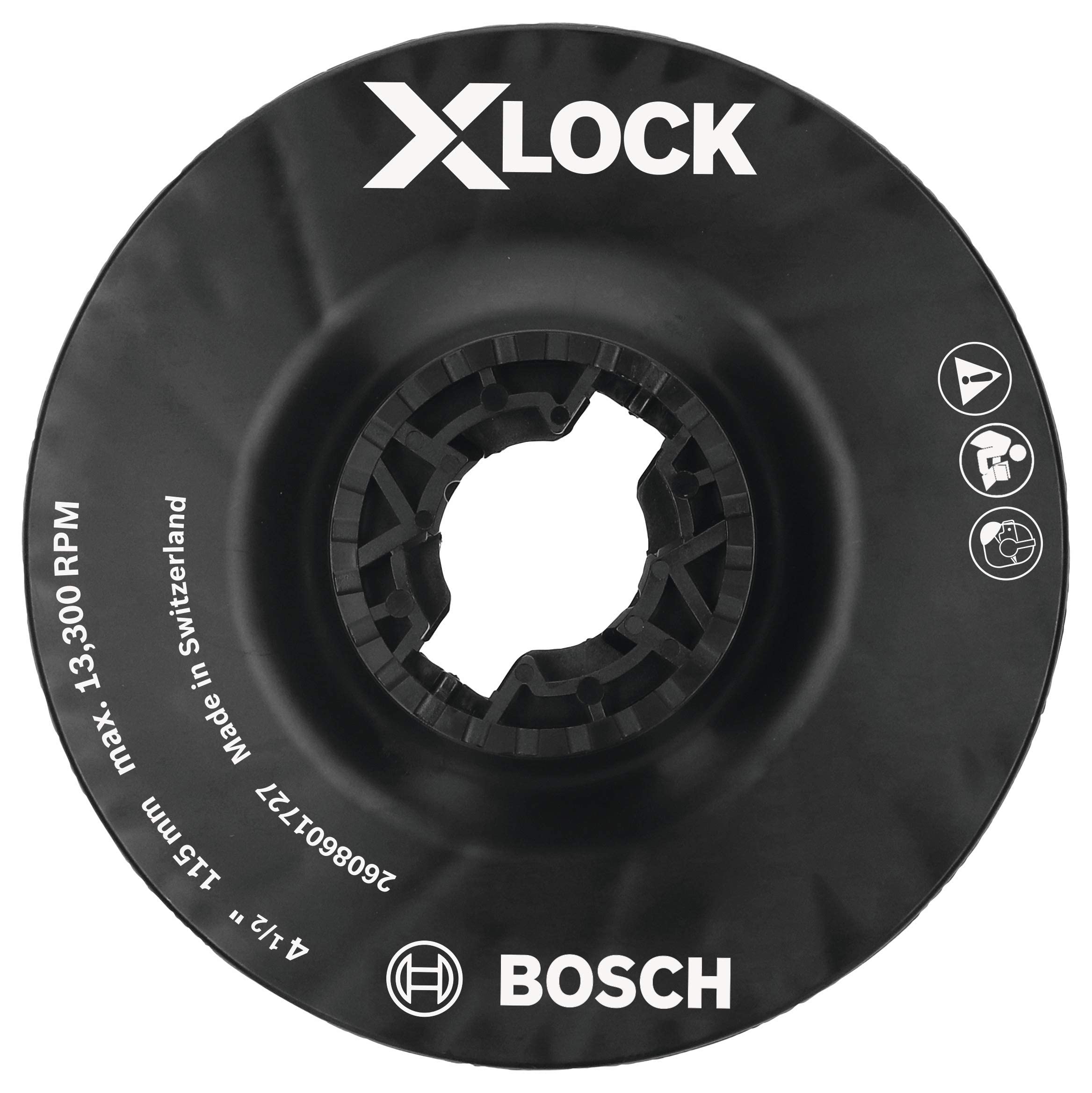 Foto 2 pulgar | Almohadilla De Respaldo Bosch Mgx0450 X-lock De 4.5 Pulgadas De Dureza Media - Venta Internacional.