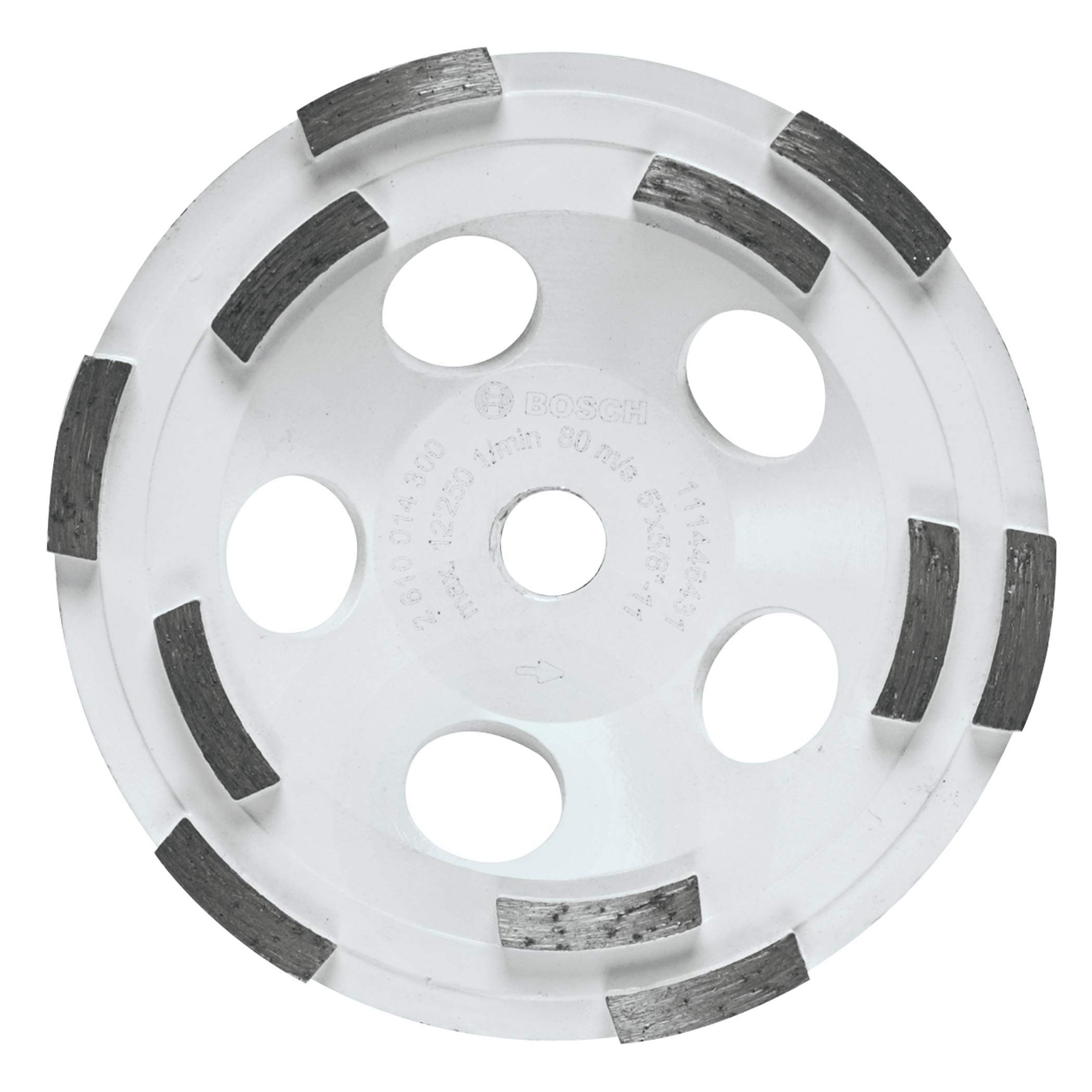Foto 2 pulgar | Rueda En Forma De Copa De Diamante Bosch Dc510hd De 125 Mm Para Rectificado De Hormigón - Venta Internacional.