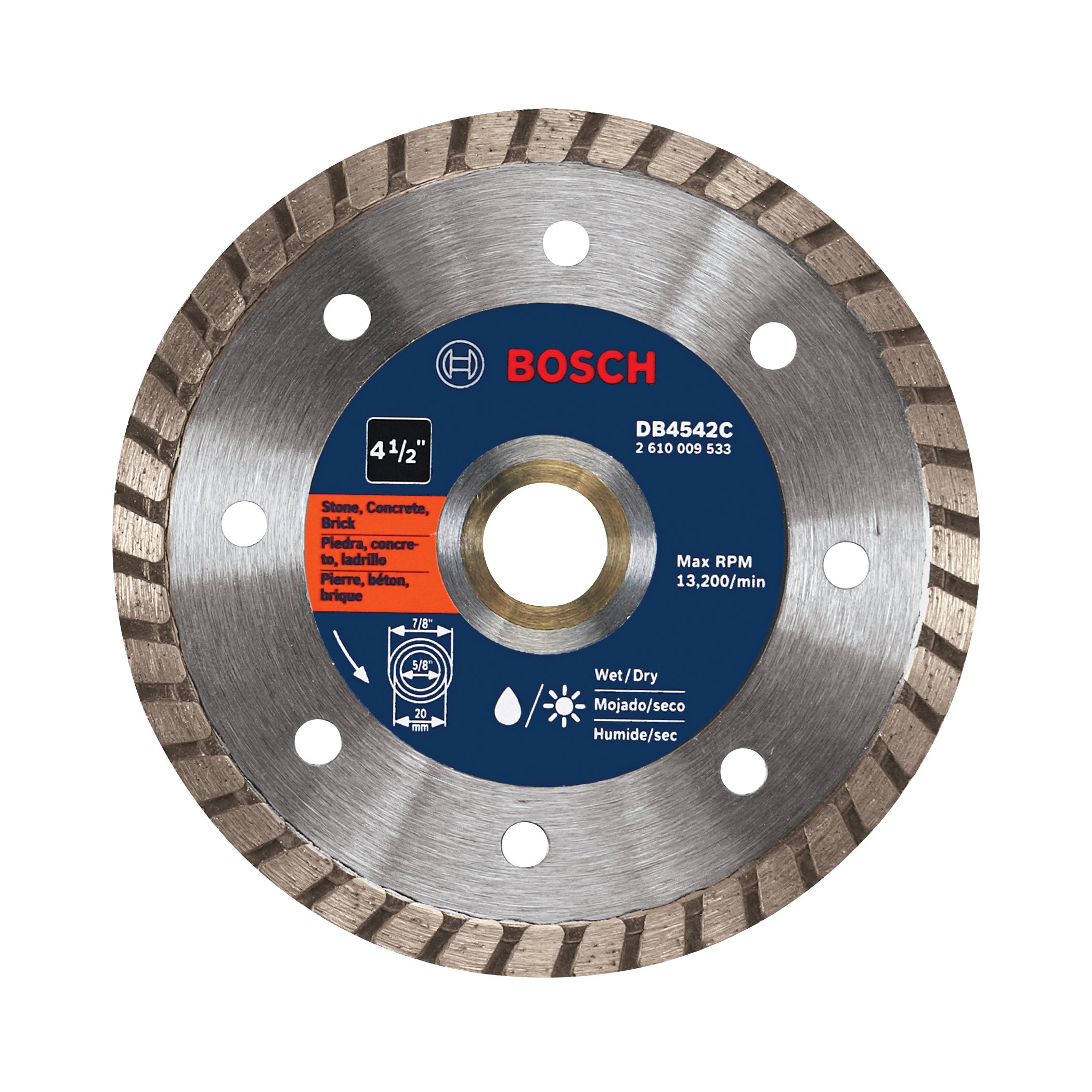 Llanta Diamond Blade Bosch Db4542c Premium Turbo De 11,43 Cm - Venta Internacional.