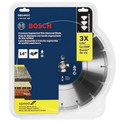 Foto 4 pulgar | Disco De Diamante Bosch Db1441c De 14 Cm Para Hormigón, Ladrillo, Bloque - Venta Internacional.