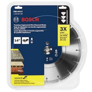 Foto 3 | Disco De Diamante Bosch Db1441c De 14 Cm Para Hormigón, Ladrillo, Bloque - Venta Internacional.