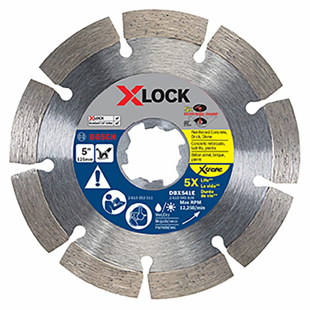 Foto 3 pulgar | Disco De Diamante Bosch Dbx541e X-lock Xtreme De 5 Pulgadas Para Concreto - Venta Internacional.
