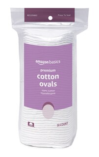 Foto 2 | Almohadillas Ovaladas De Primera Calidad Amazon Basics, 300 Unidades (6 Paquetes De 50) - Venta Internacional.