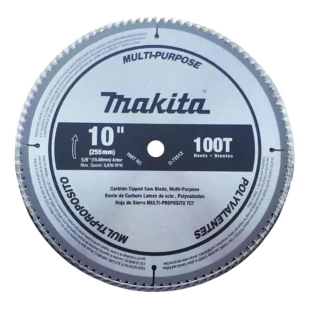 Foto 1 | Disco Circular 100 Dientes 10x5/8 Pulg. Multi Propósitos Makita
