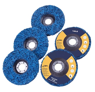 Foto 1 | Discos Abrasivos De Desoxidación Metal Rueda Pulidora 5 Pcs, Azul