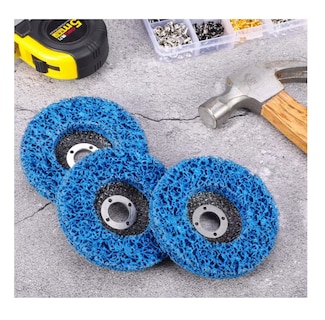 Foto 5 | Discos Abrasivos De Desoxidación Metal Rueda Pulidora 5 Pcs, Azul