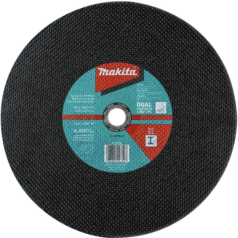 Foto 2 | Disco De Corte Abrasivo Makita B-57598-5 14 X 25 X 2.4 Mm 5/p - Venta Internacional.