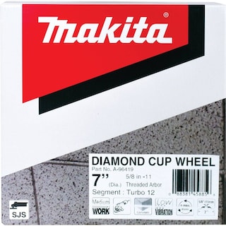 Foto 7 | Rueda Diamond Cup Makita A-96419 7 180 Mm De Baja Vibración - Venta Internacional.